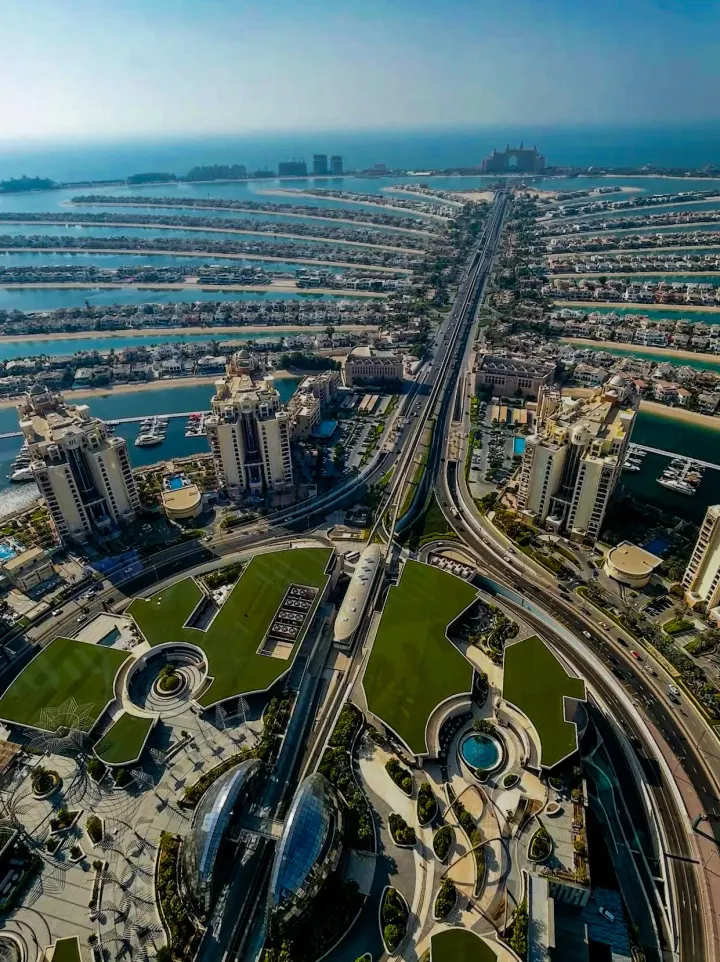 Palm Jumeirah von oben