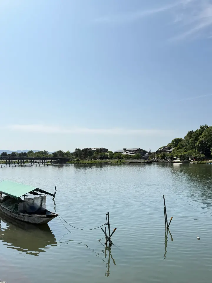 Boot am Fluss, Kyoto